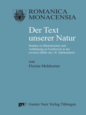cover image of Der Text unserer Natur
